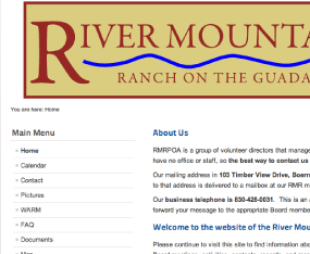 River Mountain Ranch POA
